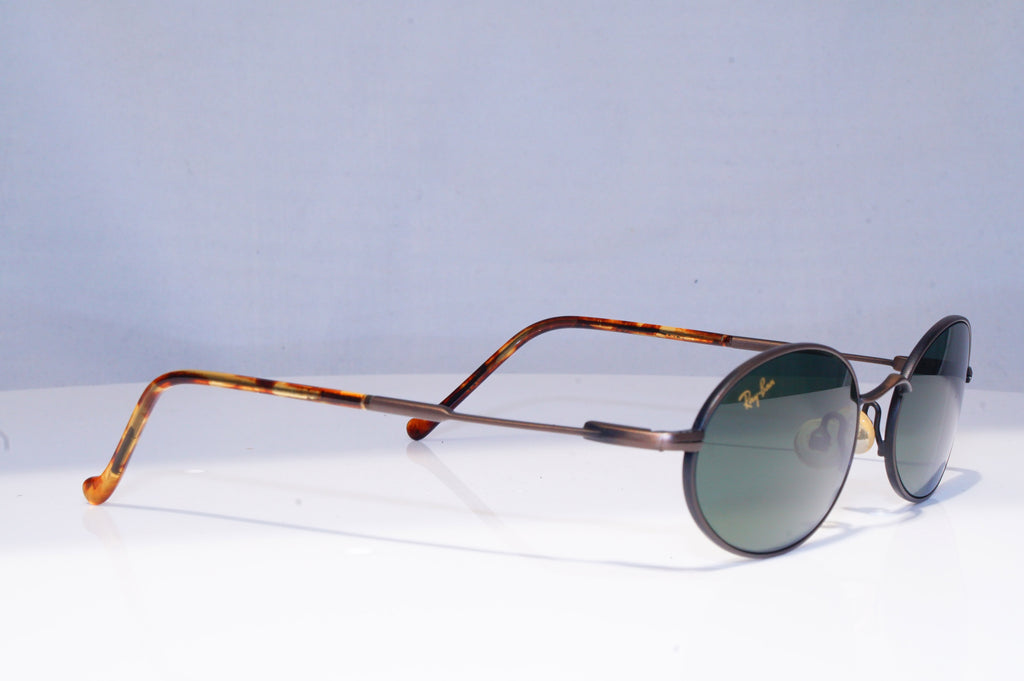 RAY-BAN Mens Unisex Vintage 1990 Designer Sunglasses Brown Oval W2655 BRN 18868