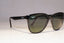 RAY-BAN Mens Diamante Designer Sunglasses Black Wrap BAUSCH LOMB BLK 19583