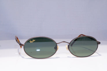 RAY-BAN Mens Unisex Vintage 1990 Designer Sunglasses Brown Oval W2655 BRN 18868