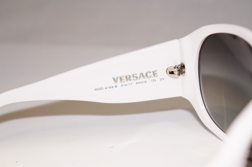 VERSACE Womens Designer Crystal Sunglasses White Round MOD 4149 314 11 16470