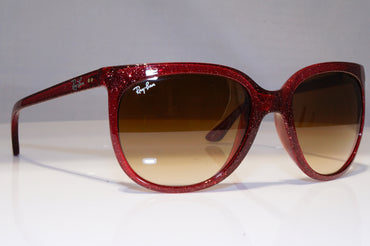 RAY-BAN Womens Sunglasses Burgundy Square CATS 1000 GLITTER RB 4126 807/51 22518