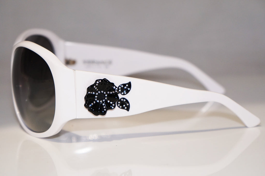 VERSACE Womens Designer Crystal Sunglasses White Round MOD 4149 314 11 16470
