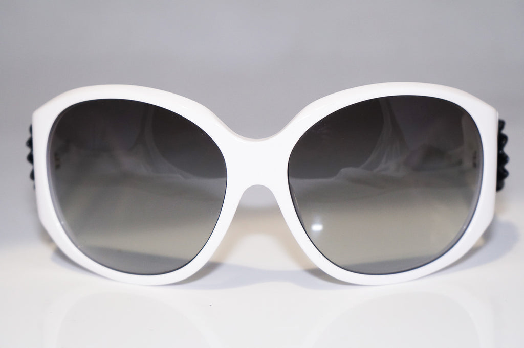 VERSACE Womens Designer Crystal Sunglasses White Round MOD 4149 314 11 16470