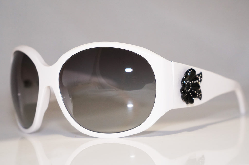 VERSACE Womens Designer Crystal Sunglasses White Round MOD 4149 314 11 16470