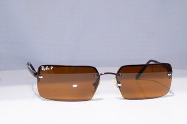 RAY-BAN Mens Polarized Vintage Designer Sunglasses Brown RB 3204 014/83 18873