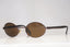 GIORGIO ARMANI 1990 Vintage Mens Designer Sunglasses Brown Oval 679 1149 15353