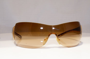 PRADA Mens Womens Unisex Designer Sunglasses Brown Shield SPR 54G 5AK-2Z1 18864