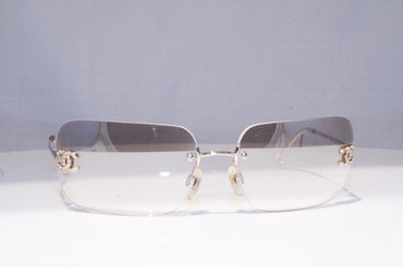 CHANEL Womens Diamante Boxed Designer Sunglasses Silver 4017-D 159/6I 18865