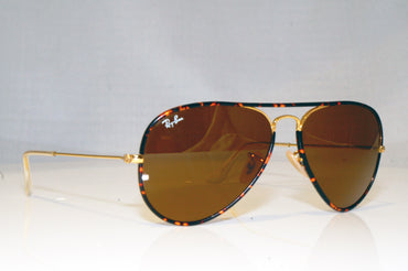 RAY-BAN Mens Designer Sunglasses Brown Aviator RB 3025 001 17790