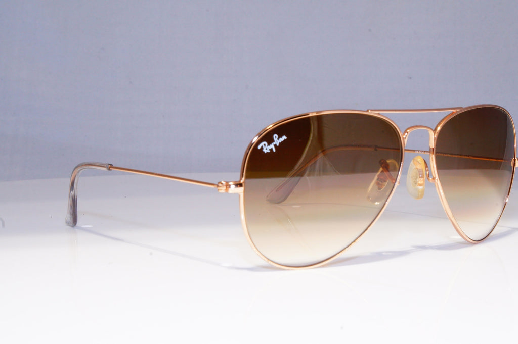 RAY-BAN Mens Designer Sunglasses Gold Pilot 55mm RB 3025 001/51 19570