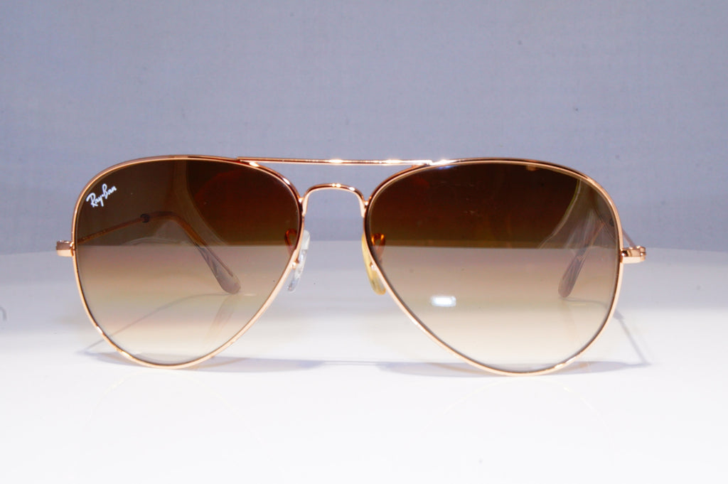 RAY-BAN Mens Designer Sunglasses Gold Pilot 55mm RB 3025 001/51 19570