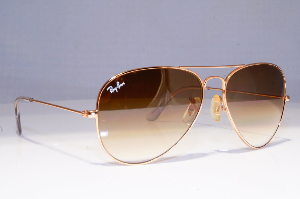 RAY-BAN Mens Designer Sunglasses Gold Pilot 55mm RB 3025 001/51 19570