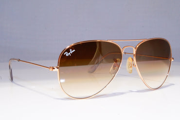 RAY-BAN Mens Designer Sunglasses Gold Pilot 55mm RB 3025 001/51 19570