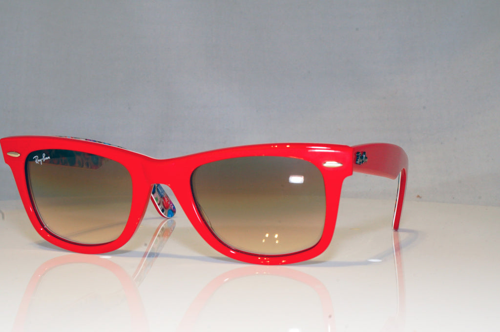 RAY-BAN Mens Boxed Designer Sunglasses Red Wayfarer RB 2140 1051/51 17787