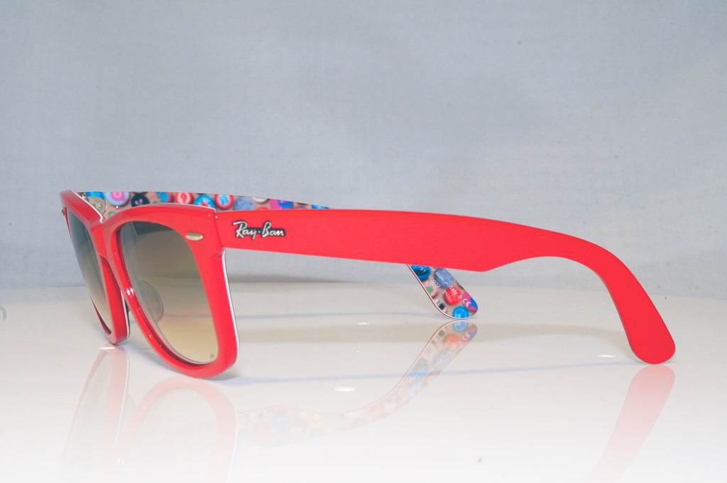 RAY-BAN Mens Boxed Designer Sunglasses Red Wayfarer RB 2140 1051/51 17787