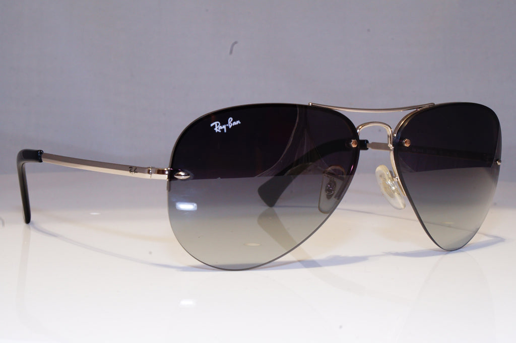 RAY-BAN Mens Designer Sunglasses Silver Pilot RB 3449 003/8G 20462