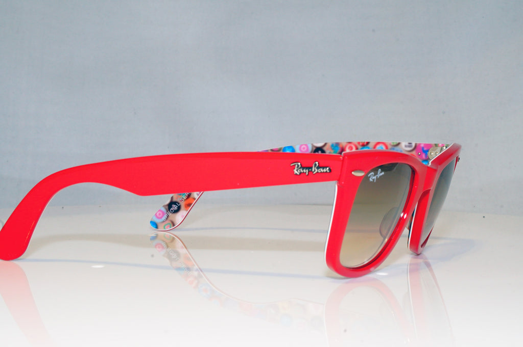 RAY-BAN Mens Boxed Designer Sunglasses Red Wayfarer RB 2140 1051/51 17787