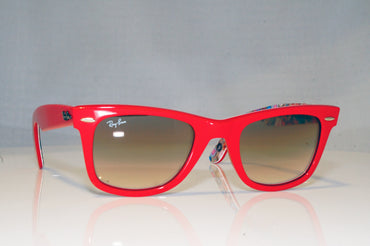 RAY-BAN Mens Boxed Designer Sunglasses Red Wayfarer RB 2140 1051/51 17787