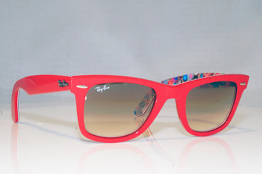 RAY-BAN Mens Boxed Designer Sunglasses Red Wayfarer RB 2140 1051/51 17787