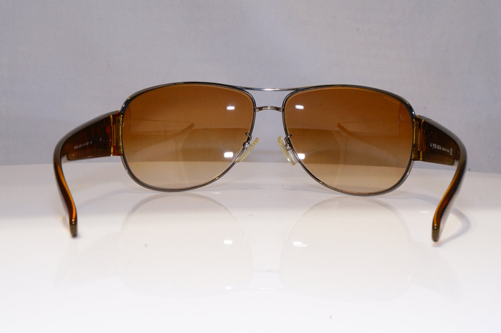 PRADA Mens Womens Designer Sunglasses Brown Pilot SPR 52G 5AV-6S1 22490