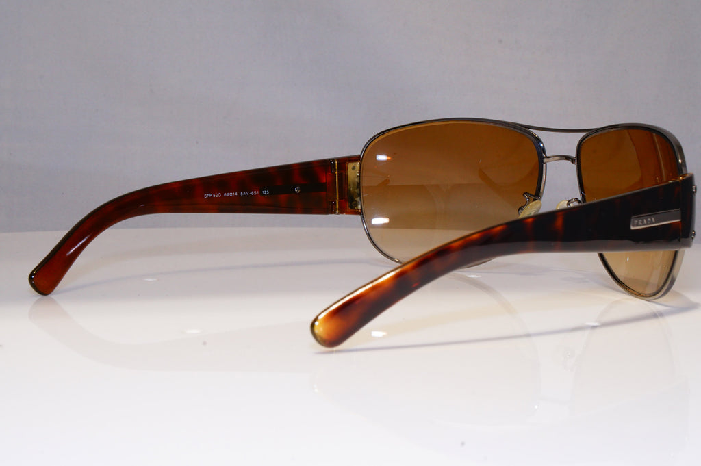 PRADA Mens Womens Designer Sunglasses Brown Pilot SPR 52G 5AV-6S1 22490