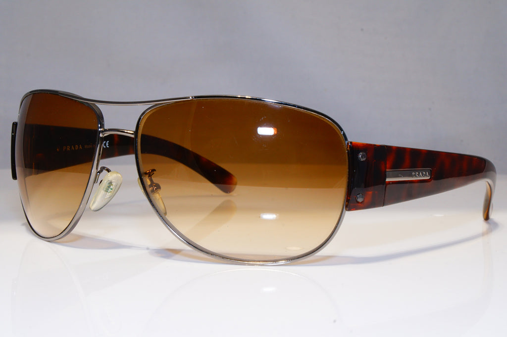 PRADA Mens Womens Designer Sunglasses Brown Pilot SPR 52G 5AV-6S1 22490