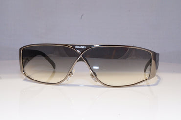 CHANEL Mens Womens Vintage Designer Sunglasses Black Rectangle 4097 108/8G 20453