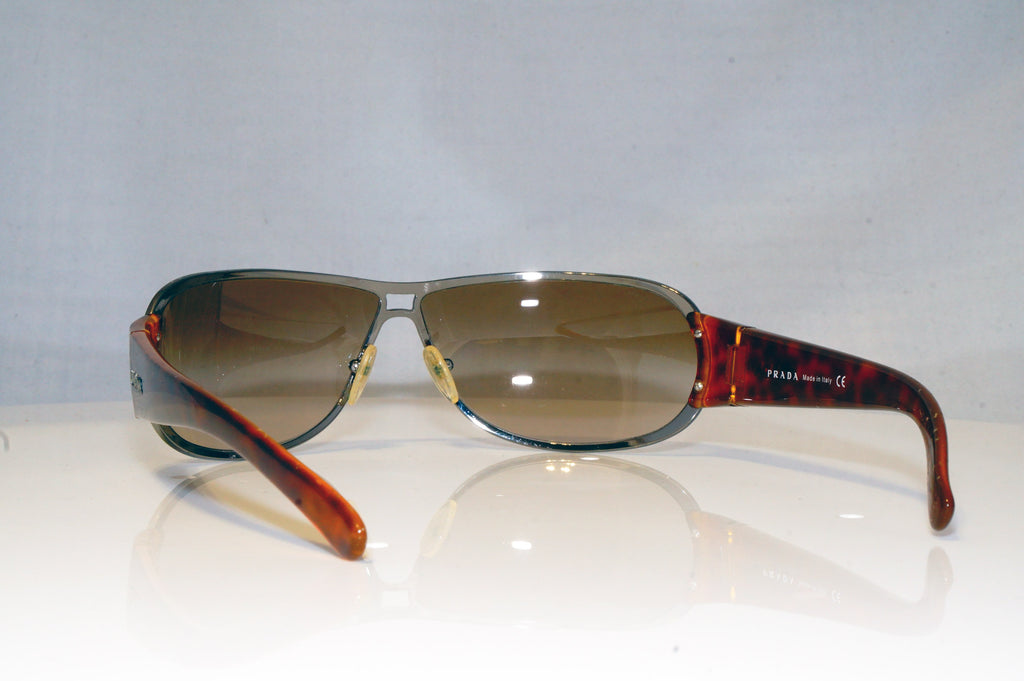 PRADA Mens Designer Sunglasses Brown Wrap SPR 70G 5AV-2Z1 17796