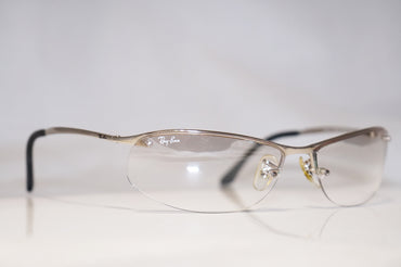 RAY-BAN Vintage Mens Designer Sunglasses Silver Top Bar RB 3179 003/6I 16572