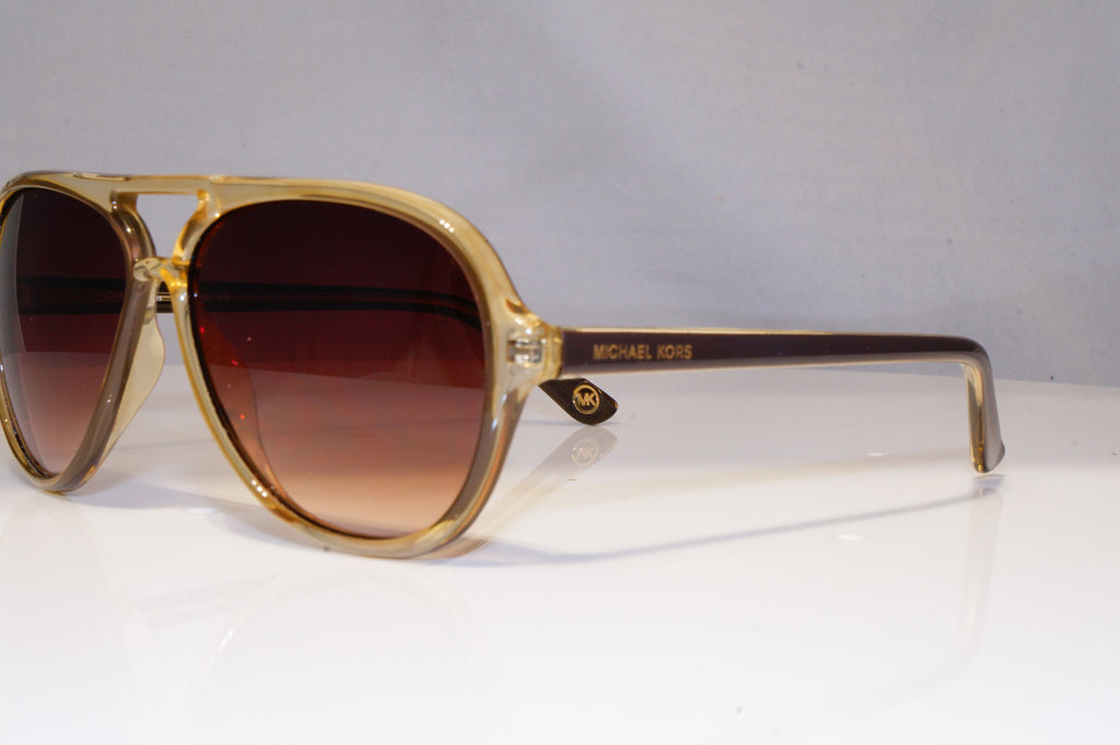 MICHAEL KORS Mens Womens Designer Sunglasses Brown Pilot Caicos M2811S 22488