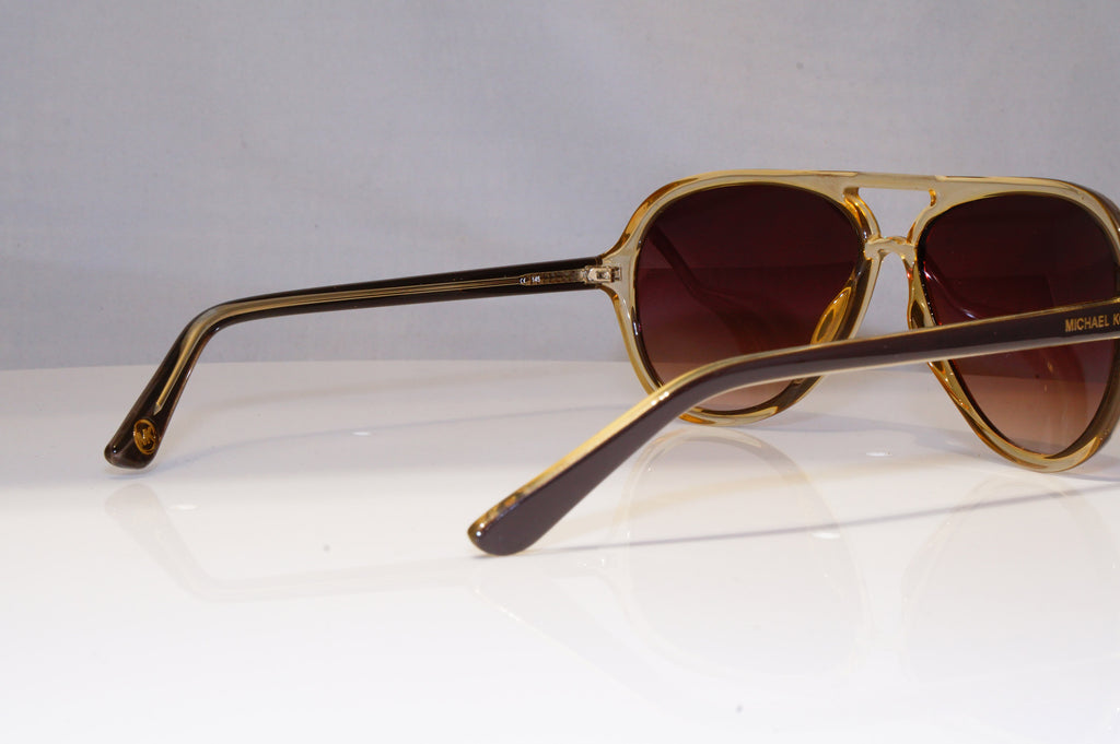 MICHAEL KORS Mens Womens Designer Sunglasses Brown Pilot Caicos M2811S 22488