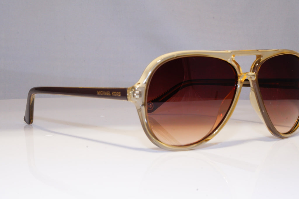 MICHAEL KORS Mens Womens Designer Sunglasses Brown Pilot Caicos M2811S 22488