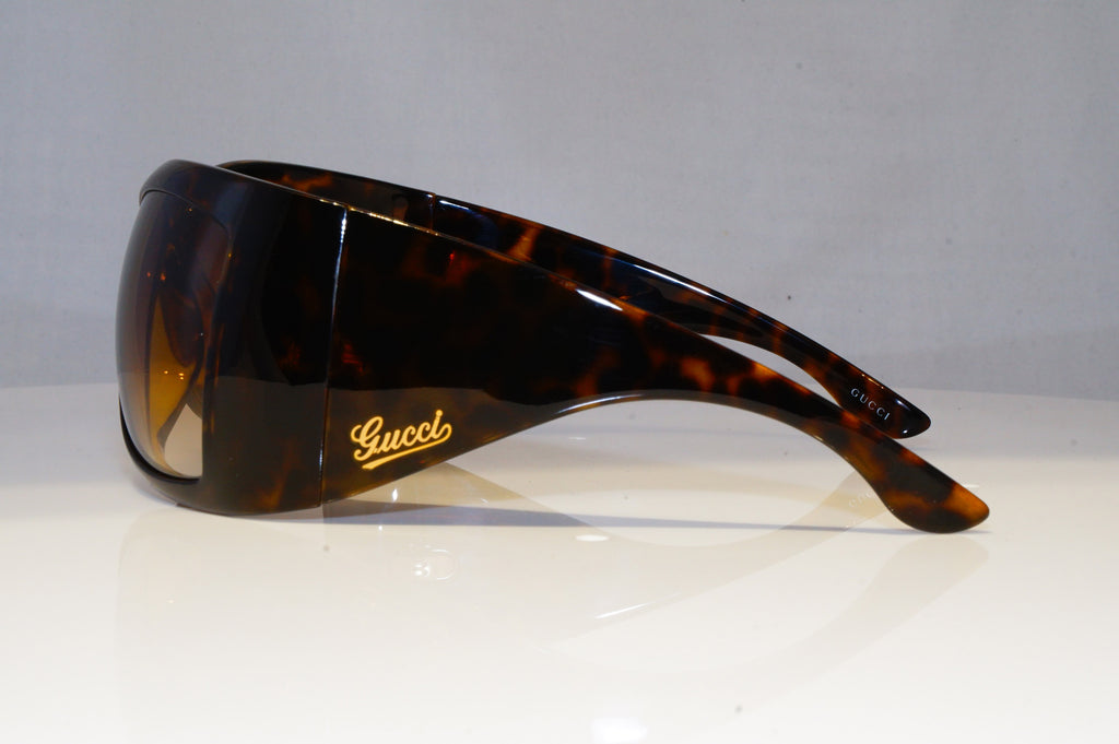 GUCCI Womens Oversized Designer Sunglasses Brown Wrap GG 2961 V08DB 20433