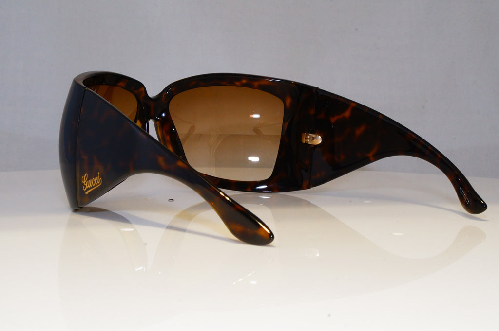GUCCI Womens Oversized Designer Sunglasses Brown Wrap GG 2961 V08DB 20433