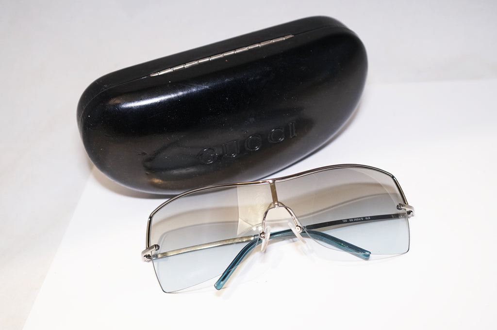 PRADA Boxed Vintage Mens Designer Sunglasses Brown Shield SPR 05C 2AU-6S1 16596