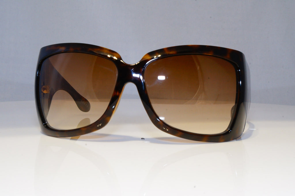 GUCCI Womens Oversized Designer Sunglasses Brown Wrap GG 2961 V08DB 20433