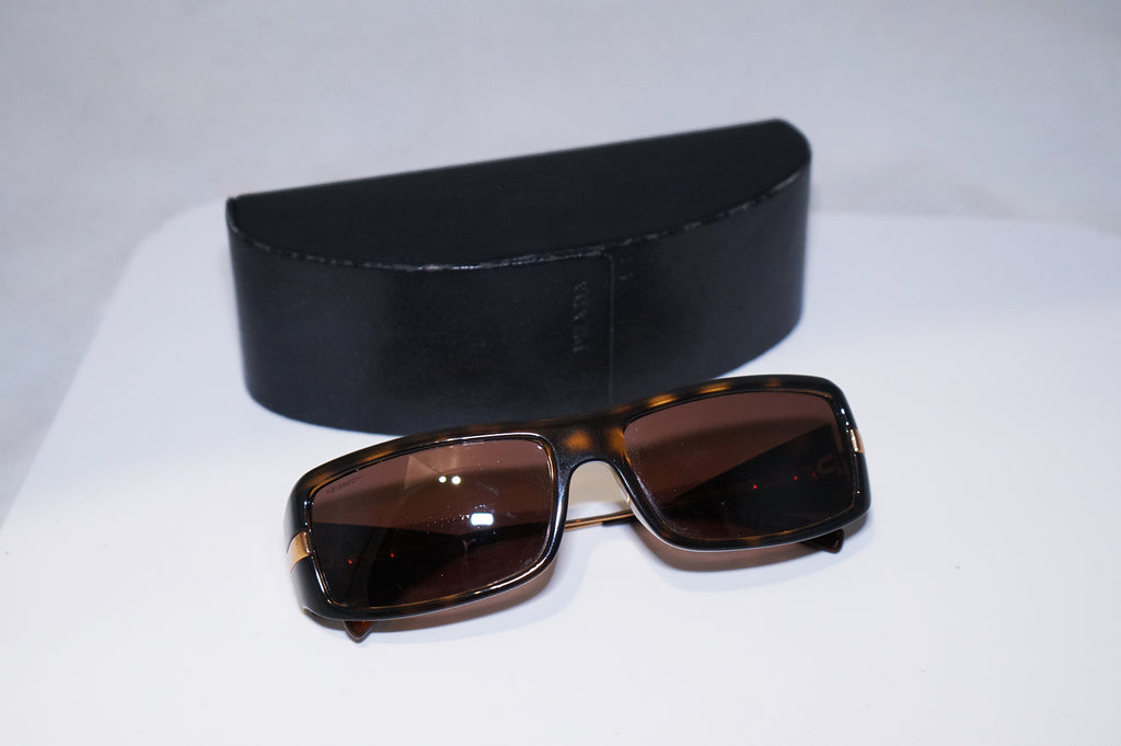 PRADA Mens Designer Sunglasses Brown Rectangle SPR 51I 2AU-8C1 16587