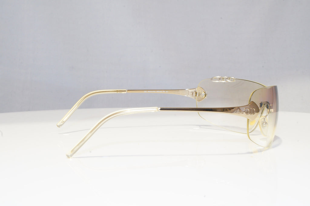 CHRISTIAN DIOR Womens Designer Sunglasses Silver Shield PIERCING 226 18639