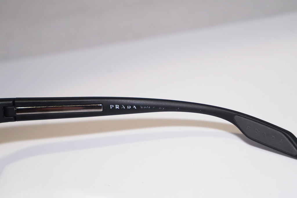 PRADA Mens Designer Sunglasses Black Shield SPS 54R 1BO-1A1 15325