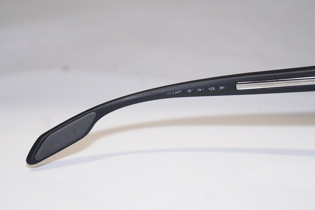 PRADA Mens Designer Sunglasses Black Shield SPS 54R 1BO-1A1 15325