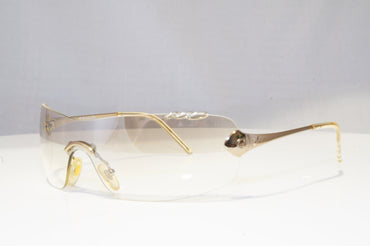 CHRISTIAN DIOR Womens Designer Sunglasses Silver Shield PIERCING 226 18639