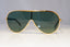 GUCCI Mens Vintage 1990 Designer Sunglasses Gold Shield PILOT GG 1650 T1R 20438