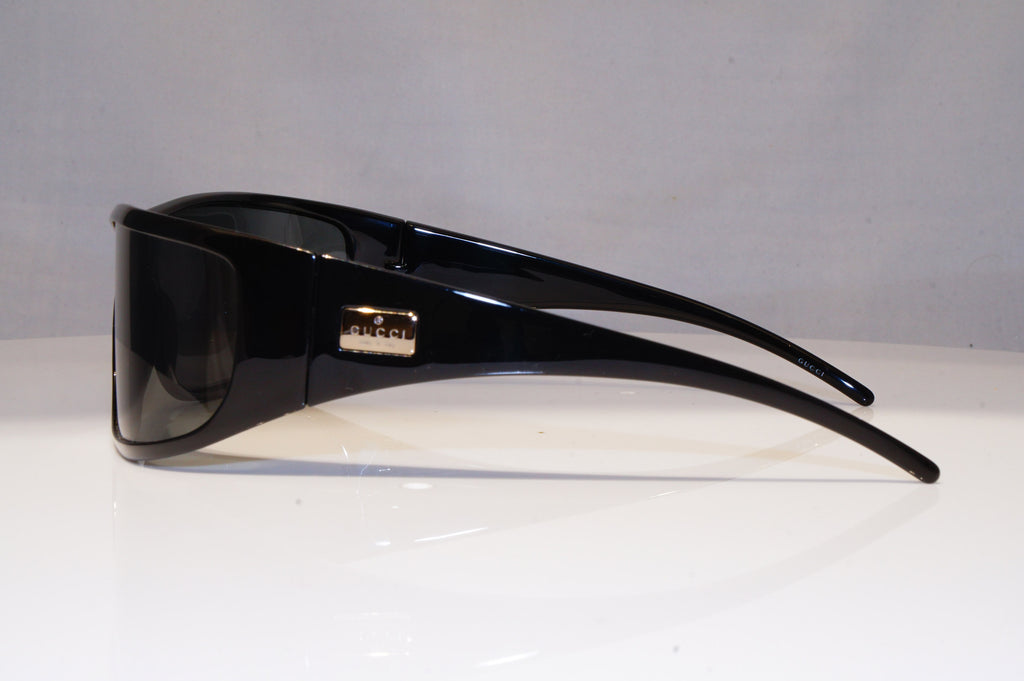 GUCCI Mens Polarized Vintage 1990 Sunglasses Black Rectangle GG 1447 D28VU 22326