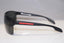 PRADA Mens Designer Sunglasses Black Shield SPS 54R 1BO-1A1 15325