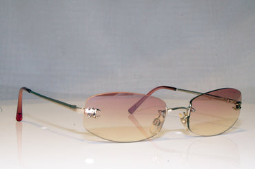 CHANEL Womens Vintage 1990 Designer Sunglasses Silver Rectangle 4002 12458 17801