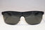 PRADA Mens Designer Sunglasses Black Shield SPS 54R 1BO-1A1 15325