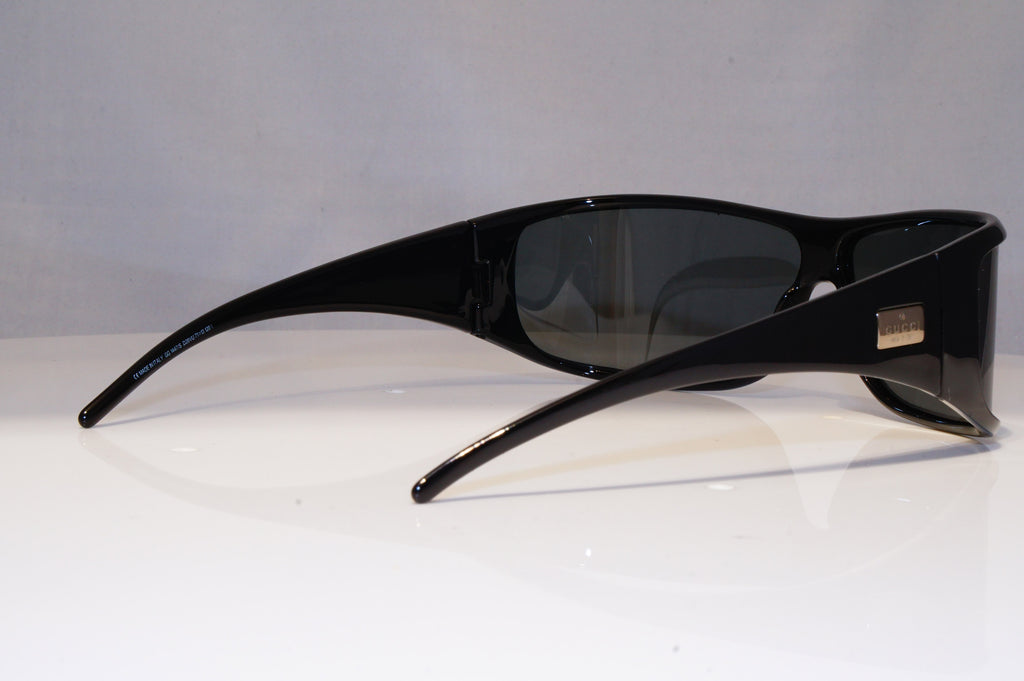 GUCCI Mens Polarized Vintage 1990 Sunglasses Black Rectangle GG 1447 D28VU 22326