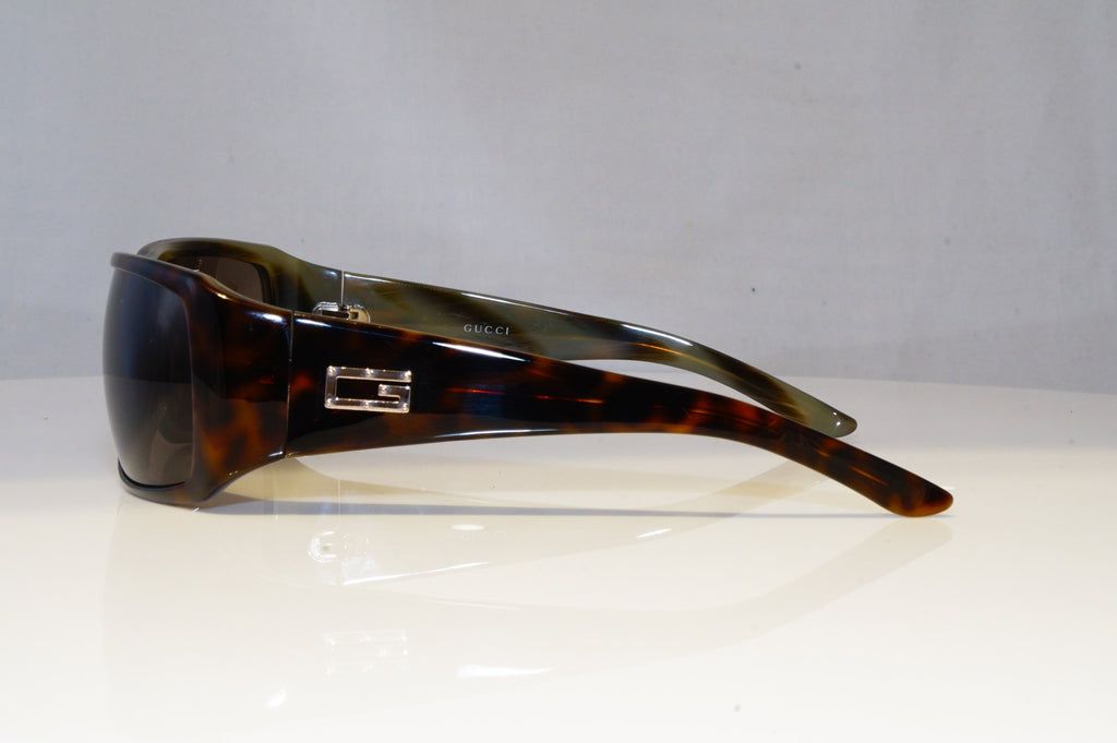 GUCCI Mens Vintage 1990 Designer Sunglasses Brown Rectangle GG 1494 5U2 20458