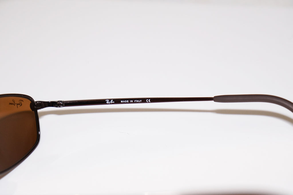 RAY-BAN Vintage Mens Designer Sunglasses Brown New Sleek RB 3198 014 16438