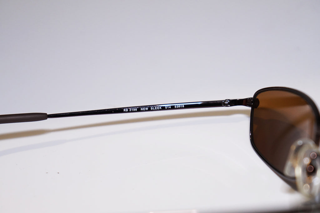 RAY-BAN Vintage Mens Designer Sunglasses Brown New Sleek RB 3198 014 16438